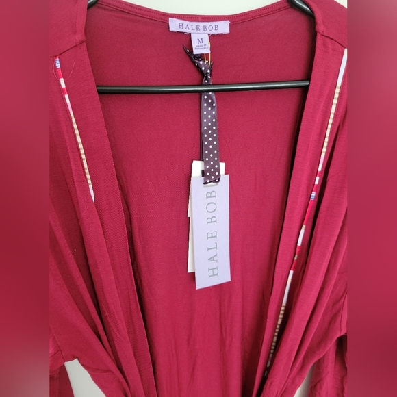 Hale Bob Bamboo Mid-Length Robe NWT Sz M NWT - Picture 4 of 6